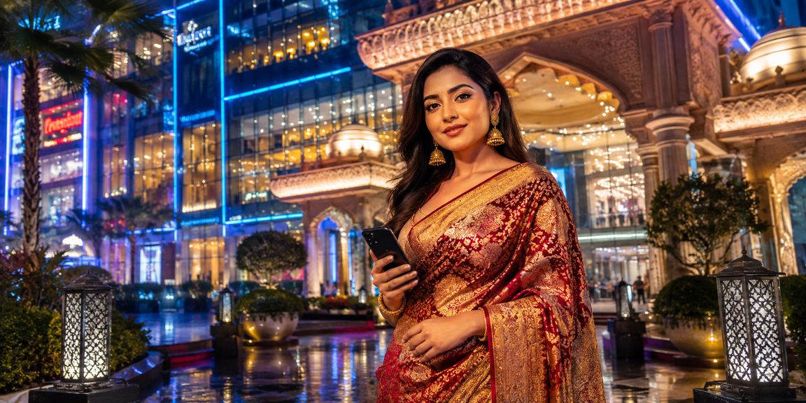 ঢাকায় নিওন আলোয় 870 বেটিং প্ল্যাটফর্ম ব্যবহার করছেন একজন ব্যবহারকারী
