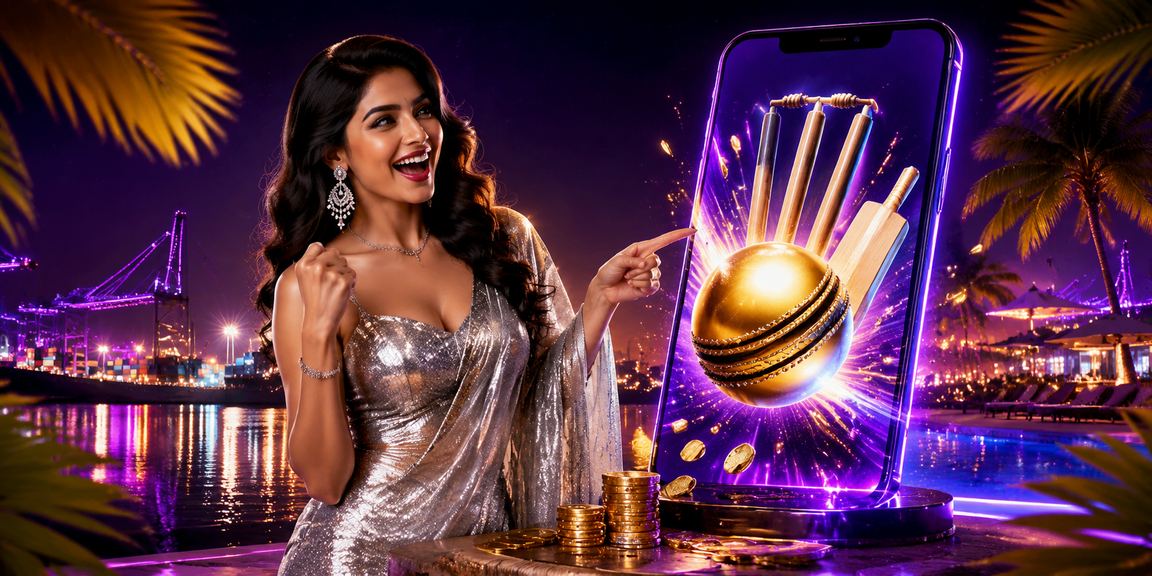 নারায়ণগঞ্জে নিওন আলোয় 870 প্ল্যাটফর্মে ক্রিকেট বেটিং উপভোগ করছেন একজন তরুণ ব্যবহারকারী
